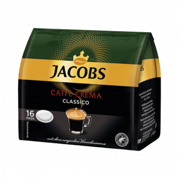 Jacobs Caffe Crema Classico Kaffee Pads, 16 Portionen, 105 Gramm